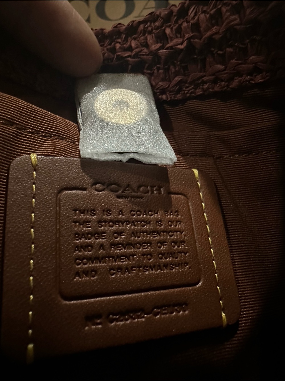 Coach City Mini Tote Bag With Charms CEU30 - Picture 9 of 9